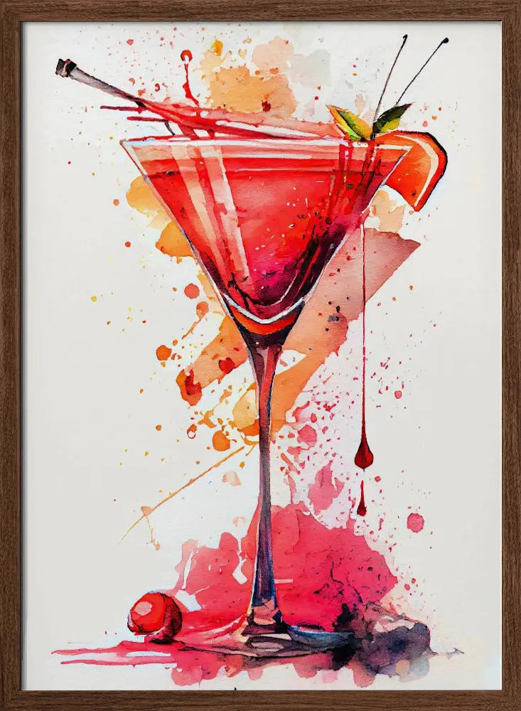 Drinks cocktail - Stretched Canvas, Poster or Fine Art Print I Heart Wall Art