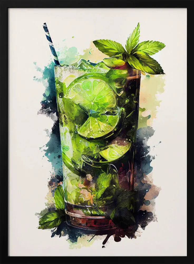 Drinks cocktail - Stretched Canvas, Poster or Fine Art Print I Heart Wall Art
