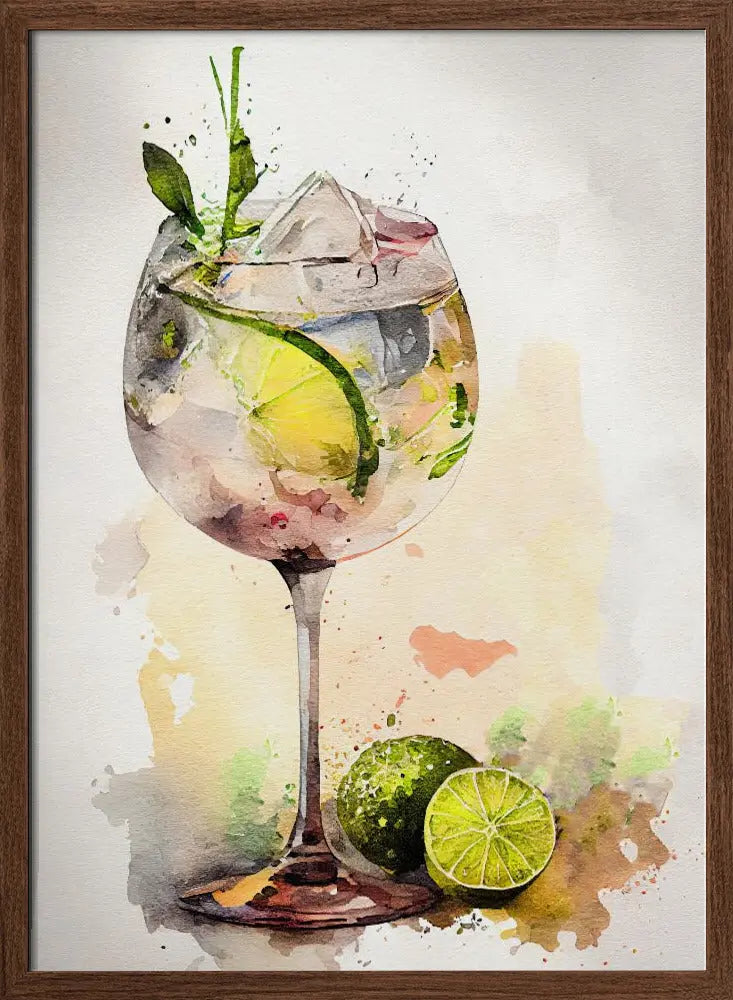 Drinks cocktail - Stretched Canvas, Poster or Fine Art Print I Heart Wall Art
