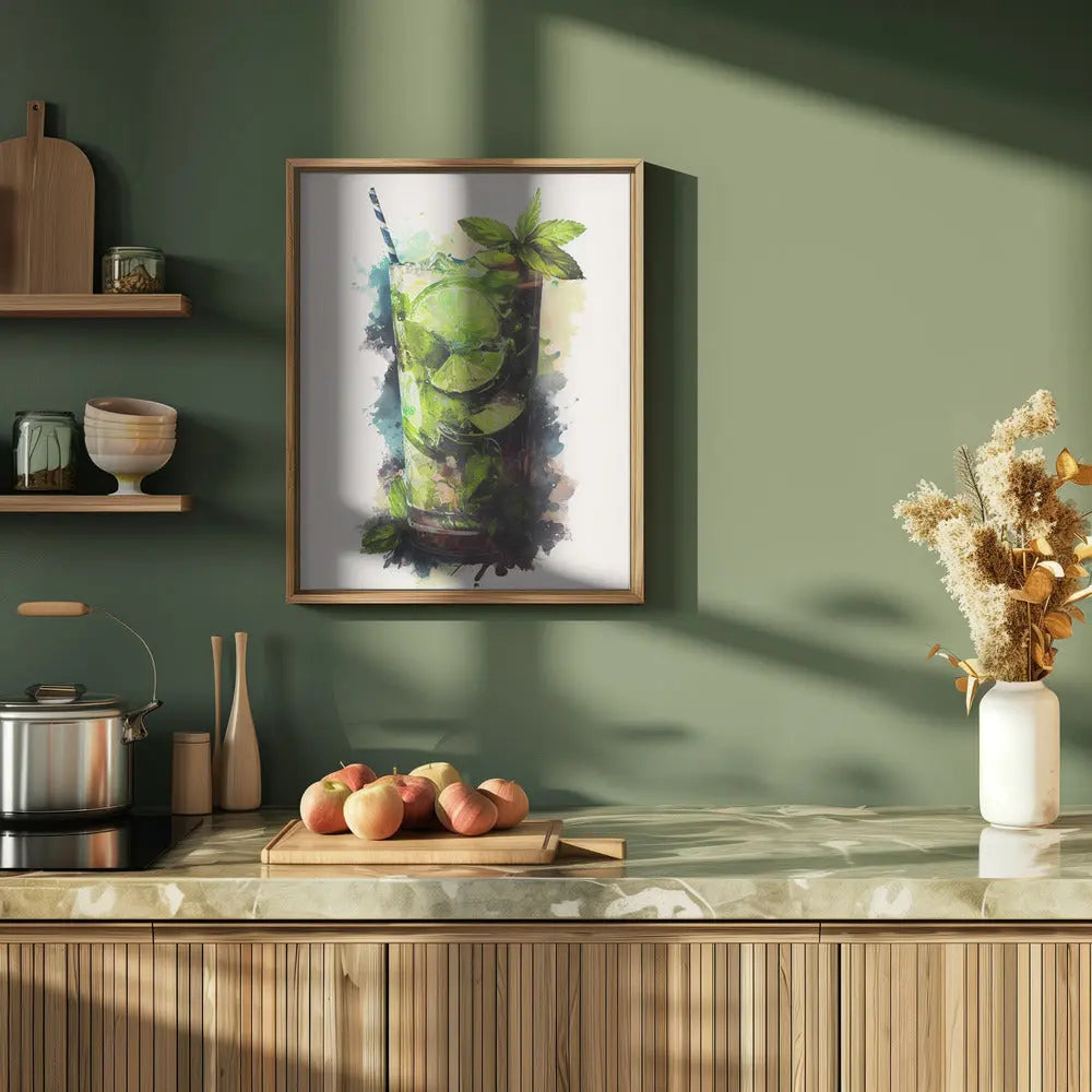 Drinks cocktail - Stretched Canvas, Poster or Fine Art Print I Heart Wall Art