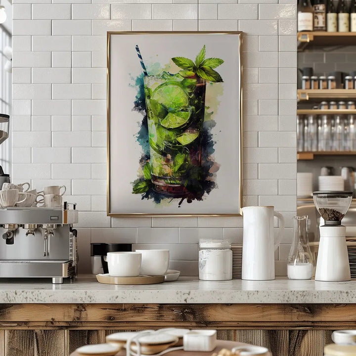 Drinks cocktail - Stretched Canvas, Poster or Fine Art Print I Heart Wall Art