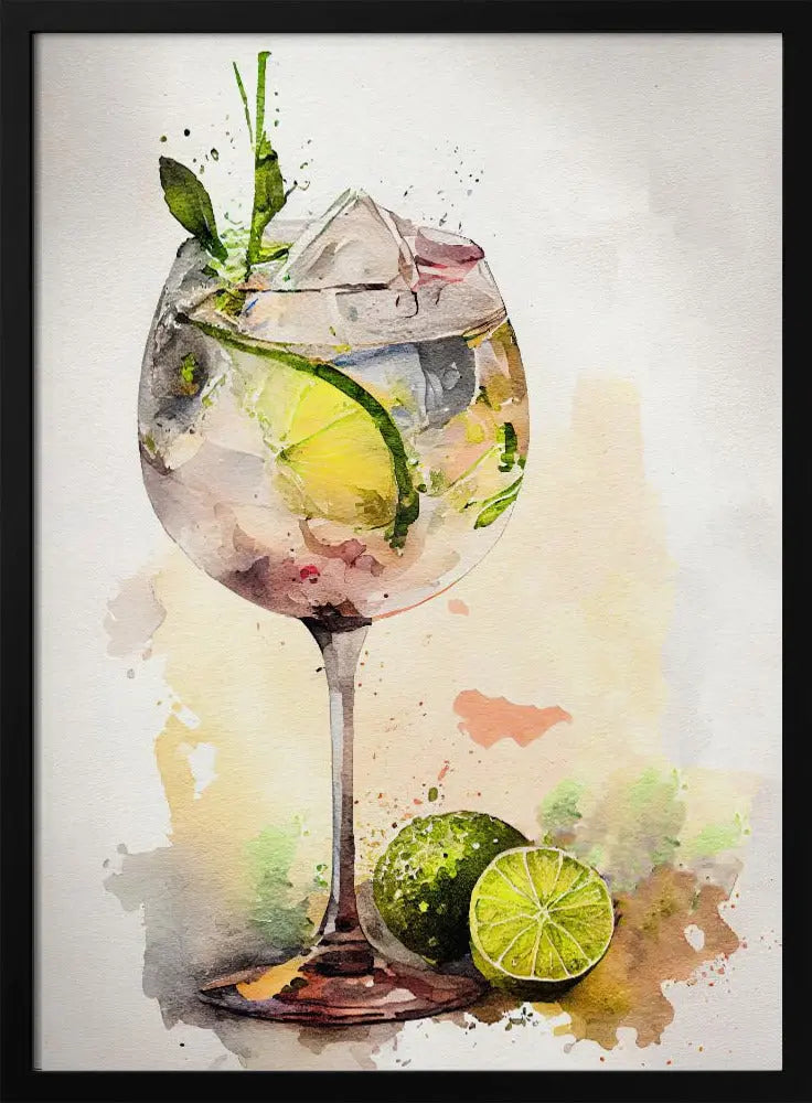 Drinks cocktail - Stretched Canvas, Poster or Fine Art Print I Heart Wall Art