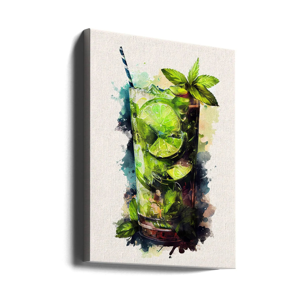 Drinks cocktail - Stretched Canvas, Poster or Fine Art Print I Heart Wall Art