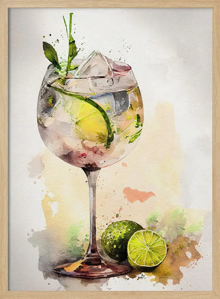 Drinks cocktail - Stretched Canvas, Poster or Fine Art Print I Heart Wall Art