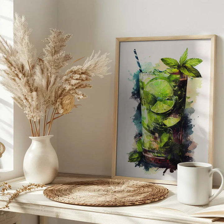 Drinks cocktail - Stretched Canvas, Poster or Fine Art Print I Heart Wall Art