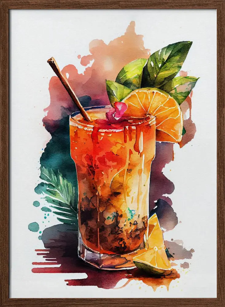 Drinks cocktail - Stretched Canvas, Poster or Fine Art Print I Heart Wall Art