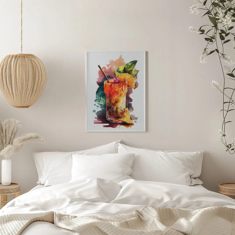 Drinks cocktail - Stretched Canvas, Poster or Fine Art Print I Heart Wall Art