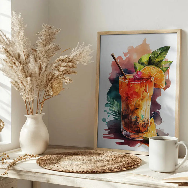 Drinks cocktail - Stretched Canvas, Poster or Fine Art Print I Heart Wall Art