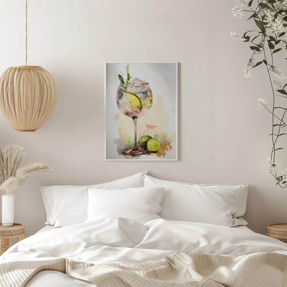 Drinks cocktail - Stretched Canvas, Poster or Fine Art Print I Heart Wall Art