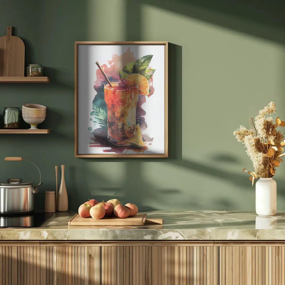 Drinks cocktail - Stretched Canvas, Poster or Fine Art Print I Heart Wall Art
