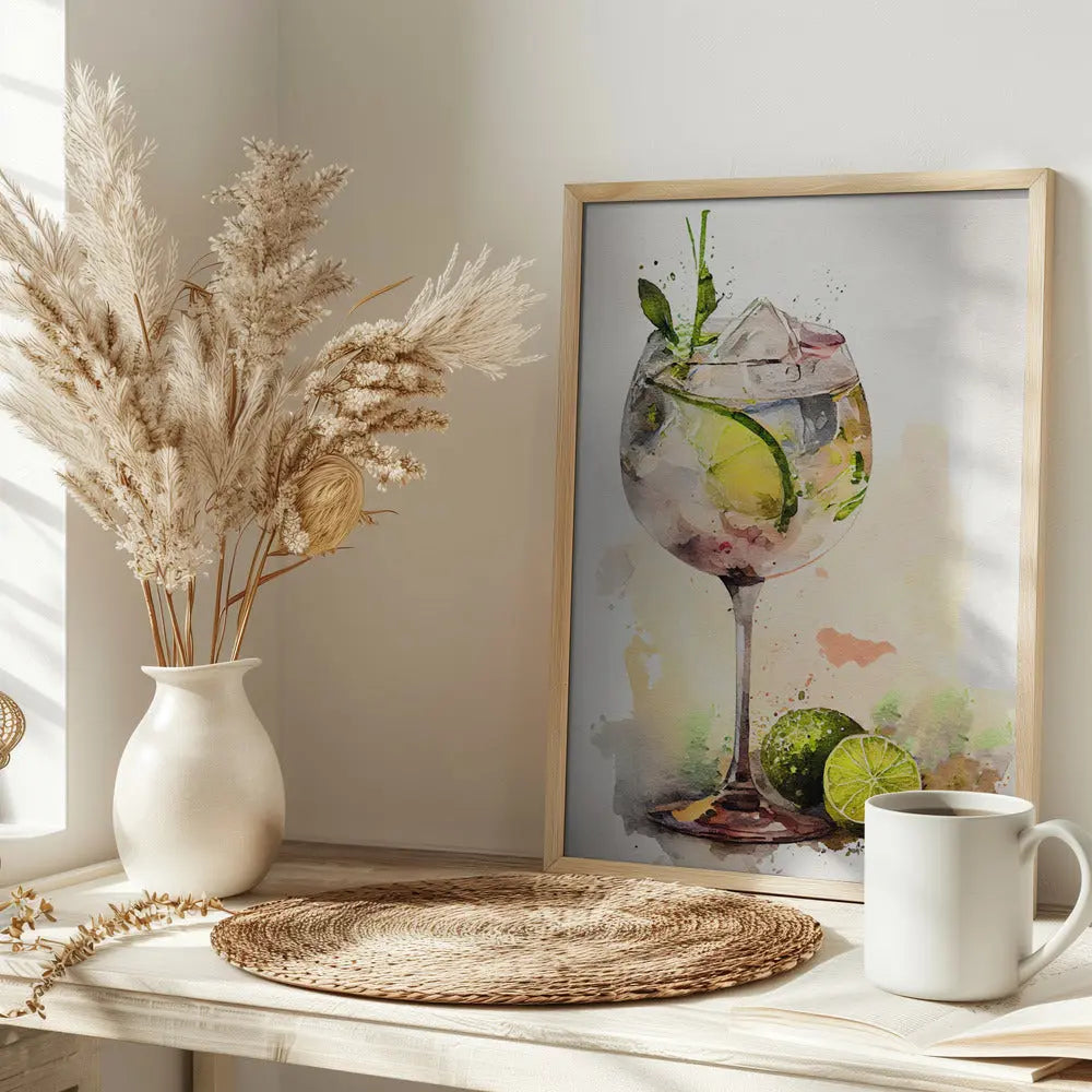 Drinks cocktail - Stretched Canvas, Poster or Fine Art Print I Heart Wall Art
