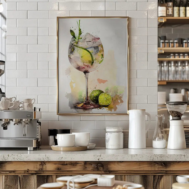 Drinks cocktail - Stretched Canvas, Poster or Fine Art Print I Heart Wall Art