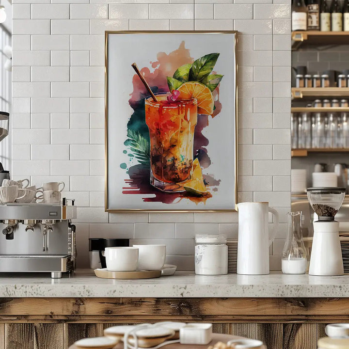 Drinks cocktail - Stretched Canvas, Poster or Fine Art Print I Heart Wall Art