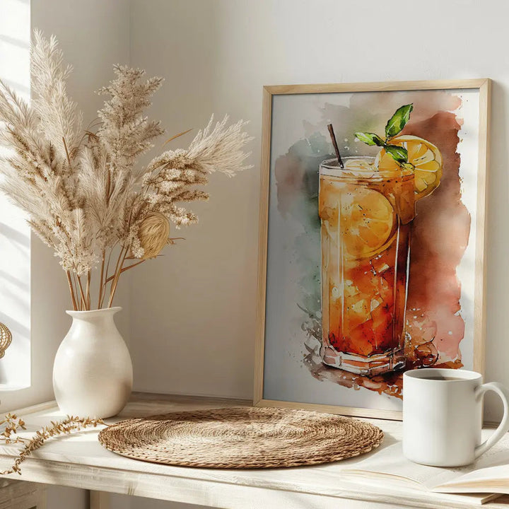 Drinks cocktail - Stretched Canvas, Poster or Fine Art Print I Heart Wall Art
