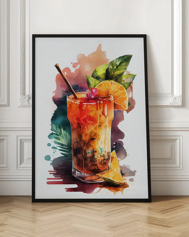 Drinks cocktail - Stretched Canvas, Poster or Fine Art Print I Heart Wall Art