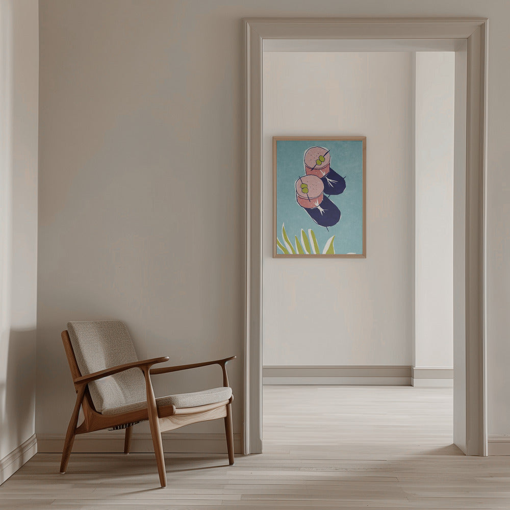 Drinks - Stretched Canvas, Poster or Fine Art Print I Heart Wall Art