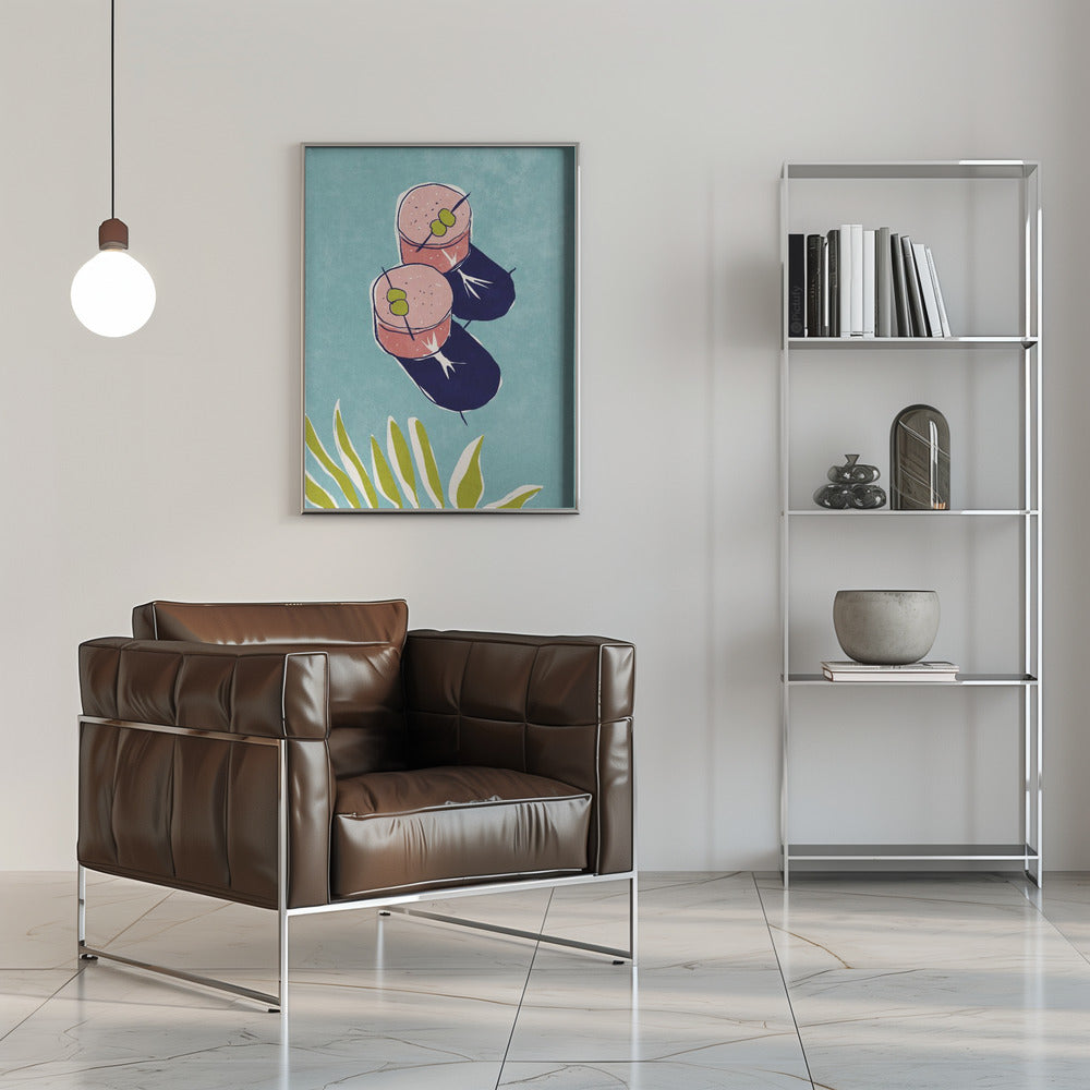 Drinks - Stretched Canvas, Poster or Fine Art Print I Heart Wall Art