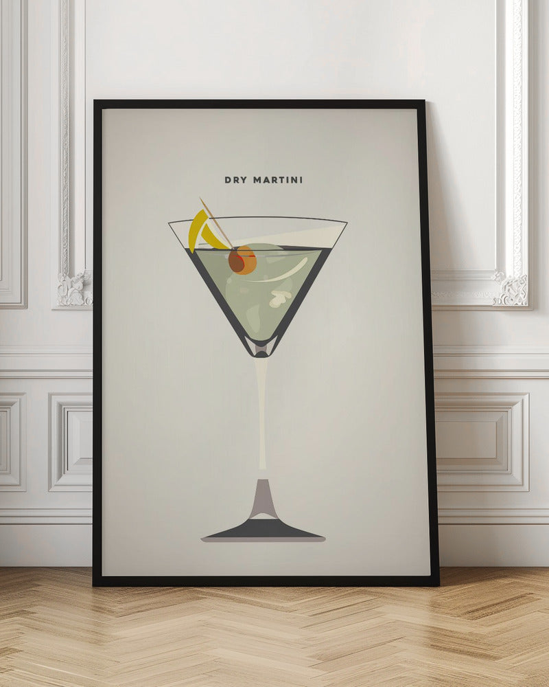 Dry Martini - Stretched Canvas, Poster or Fine Art Print I Heart Wall Art