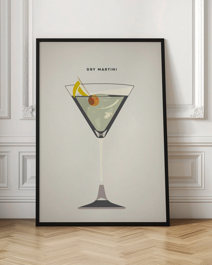 Dry Martini - Stretched Canvas, Poster or Fine Art Print I Heart Wall Art
