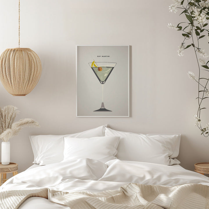 Dry Martini - Stretched Canvas, Poster or Fine Art Print I Heart Wall Art