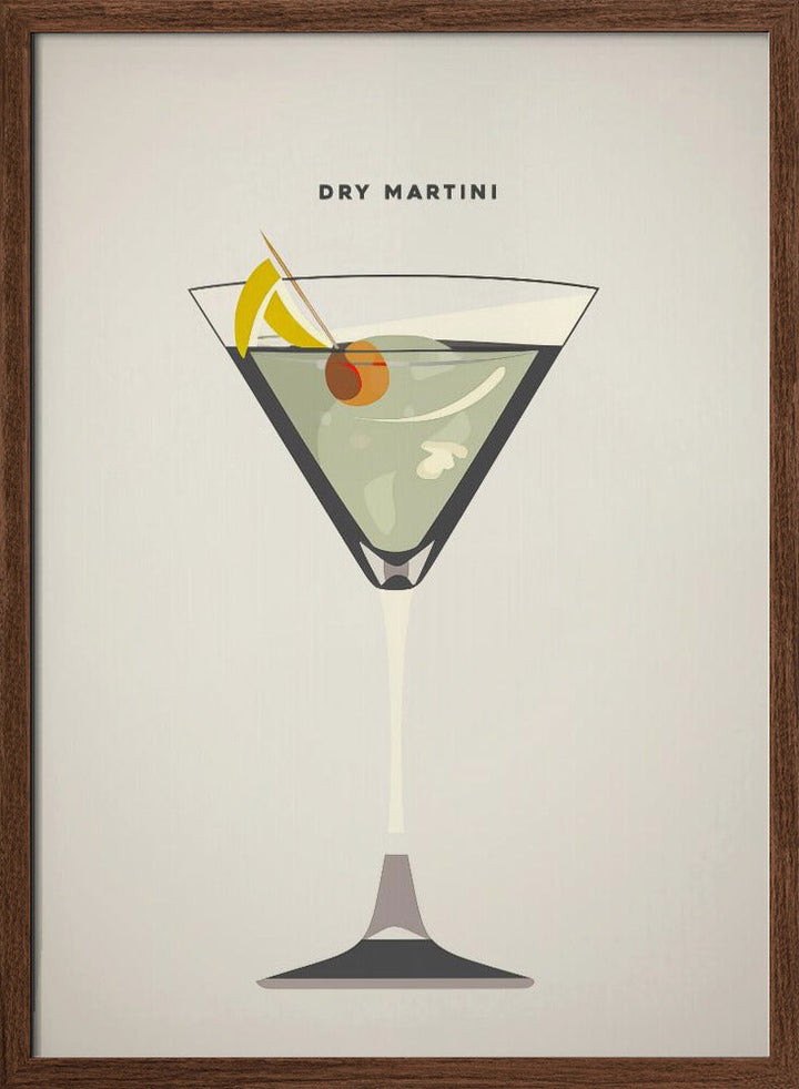 Dry Martini - Stretched Canvas, Poster or Fine Art Print I Heart Wall Art
