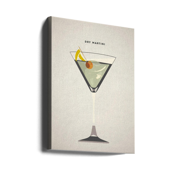 Dry Martini - Stretched Canvas, Poster or Fine Art Print I Heart Wall Art