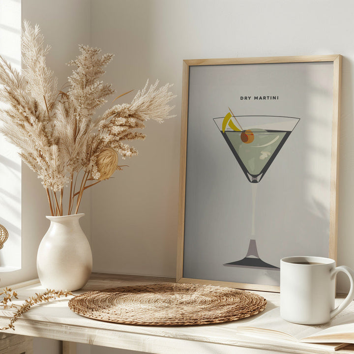 Dry Martini - Stretched Canvas, Poster or Fine Art Print I Heart Wall Art