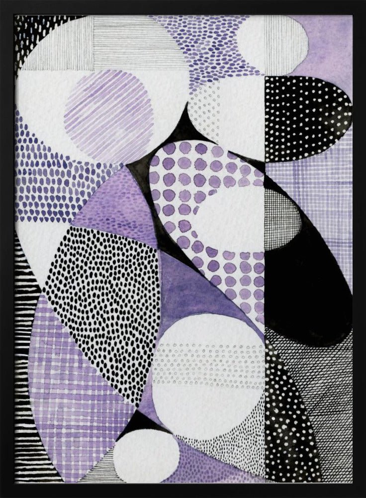 Dynamic Geometric Patterns - Stretched Canvas, Poster or Fine Art Print - I Heart Wall Art - Poster Print, Canvas Print or Framed Art Print