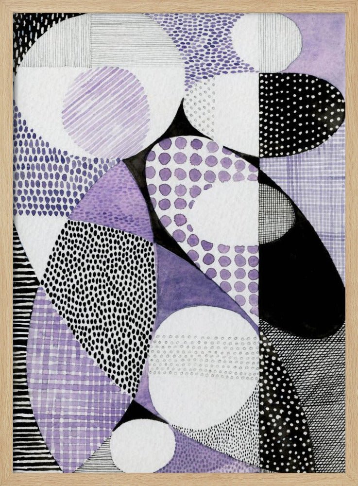 Dynamic Geometric Patterns - Stretched Canvas, Poster or Fine Art Print - I Heart Wall Art - Poster Print, Canvas Print or Framed Art Print