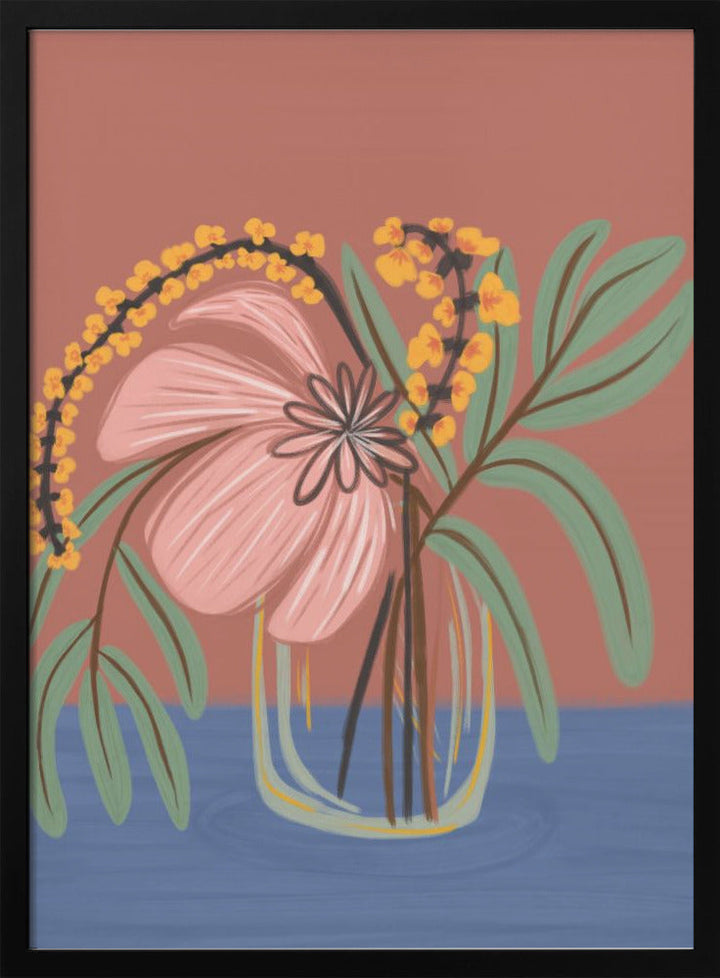 Earthen Blossom - Stretched Canvas, Poster or Fine Art Print I Heart Wall Art