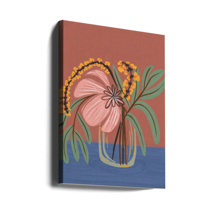 Earthen Blossom - Stretched Canvas, Poster or Fine Art Print I Heart Wall Art
