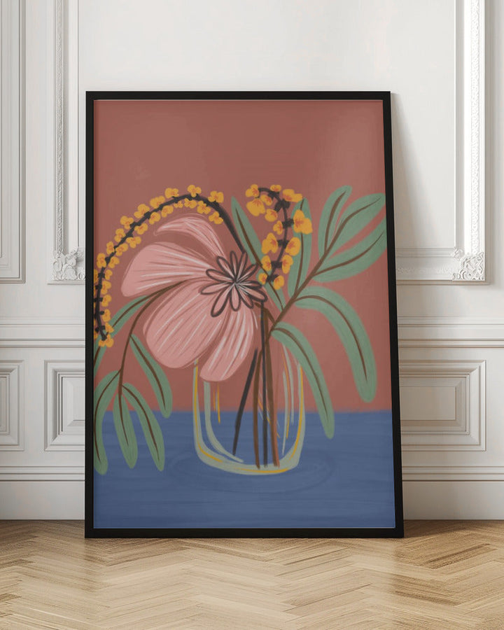 Earthen Blossom - Stretched Canvas, Poster or Fine Art Print I Heart Wall Art
