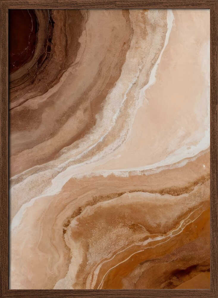 Earthy Agate Swirls - Stretched Canvas, Poster or Fine Art Print - I Heart Wall Art - Poster Print, Canvas Print or Framed Art Print