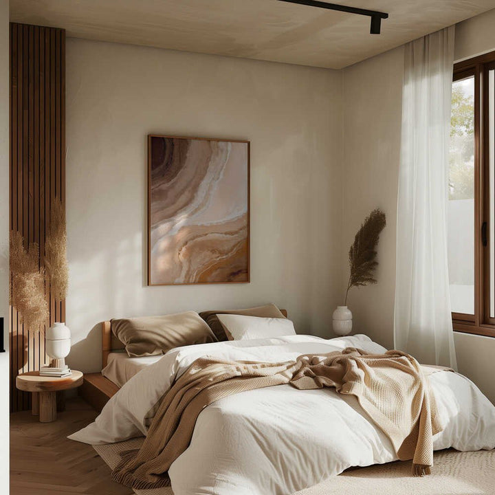 Earthy Agate Swirls - Stretched Canvas, Poster or Fine Art Print - I Heart Wall Art - Poster Print, Canvas Print or Framed Art Print