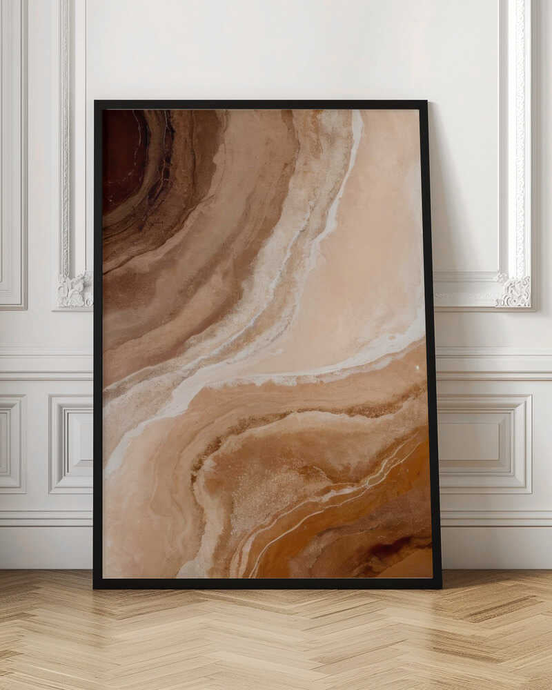 Earthy Agate Swirls - Stretched Canvas, Poster or Fine Art Print - I Heart Wall Art - Poster Print, Canvas Print or Framed Art Print
