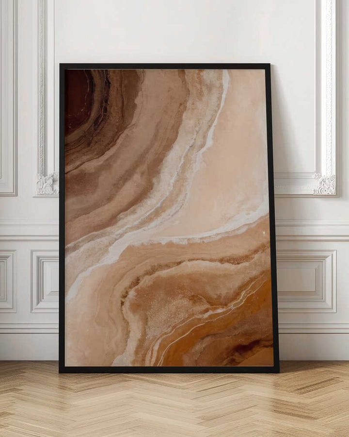 Earthy Agate Swirls - Stretched Canvas, Poster or Fine Art Print - I Heart Wall Art - Poster Print, Canvas Print or Framed Art Print