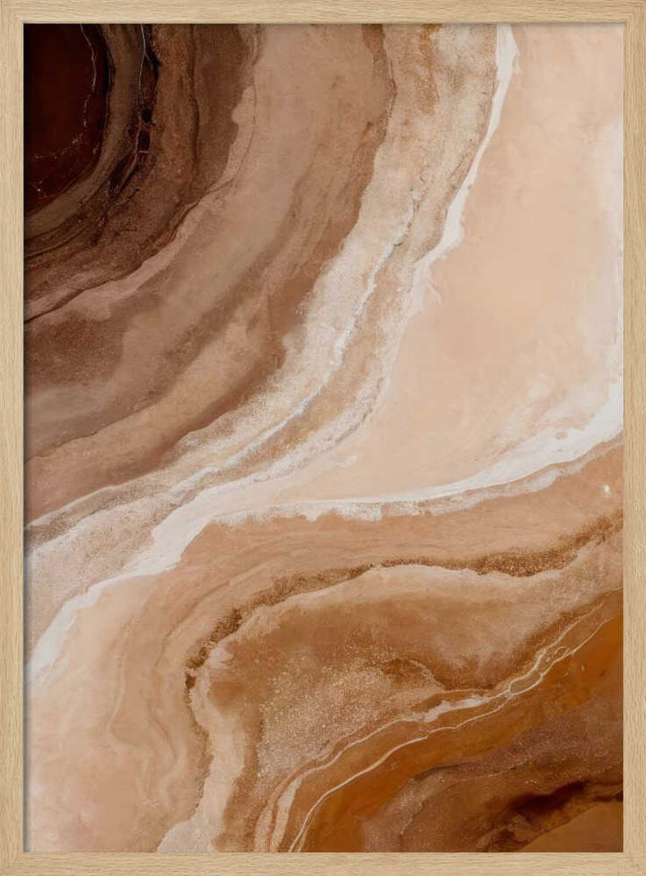 Earthy Agate Swirls - Stretched Canvas, Poster or Fine Art Print - I Heart Wall Art - Poster Print, Canvas Print or Framed Art Print