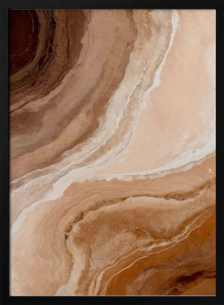Earthy Agate Swirls - Stretched Canvas, Poster or Fine Art Print - I Heart Wall Art - Poster Print, Canvas Print or Framed Art Print