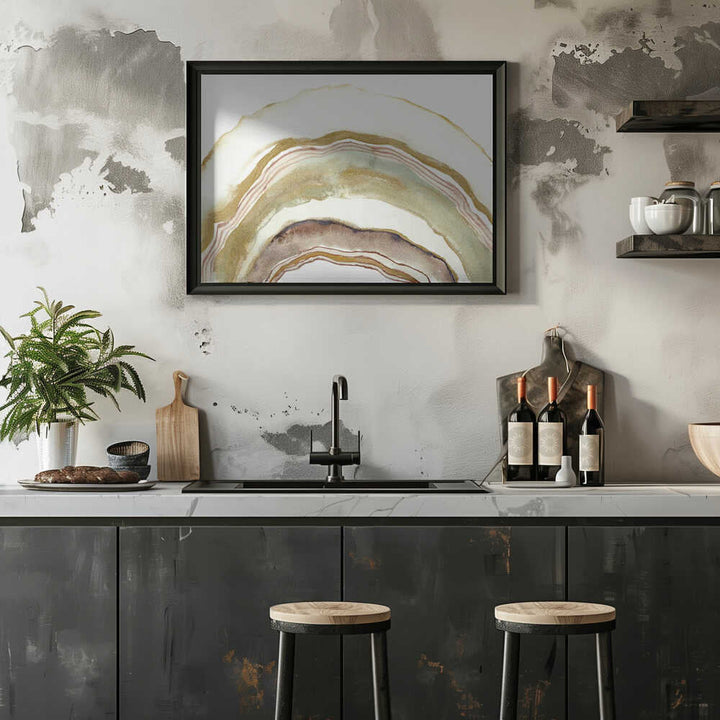 Earthy Geode Abstract - Stretched Canvas, Poster or Fine Art Print - I Heart Wall Art - Poster Print, Canvas Print or Framed Art Print