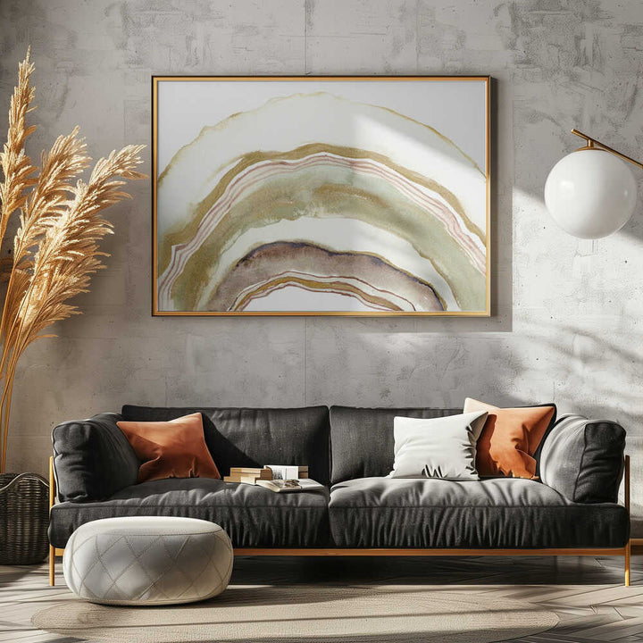 Earthy Geode Abstract - Stretched Canvas, Poster or Fine Art Print - I Heart Wall Art - Poster Print, Canvas Print or Framed Art Print