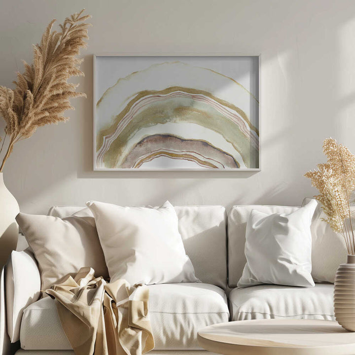 Earthy Geode Abstract - Stretched Canvas, Poster or Fine Art Print - I Heart Wall Art - Poster Print, Canvas Print or Framed Art Print