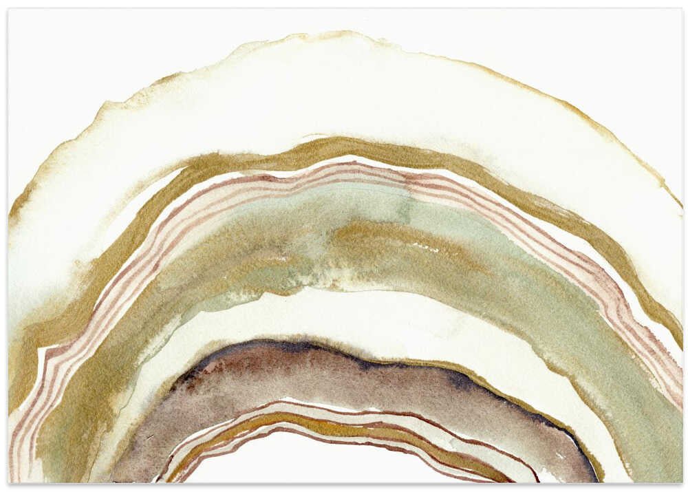 Earthy Geode Abstract - Stretched Canvas, Poster or Fine Art Print - I Heart Wall Art - Poster Print, Canvas Print or Framed Art Print