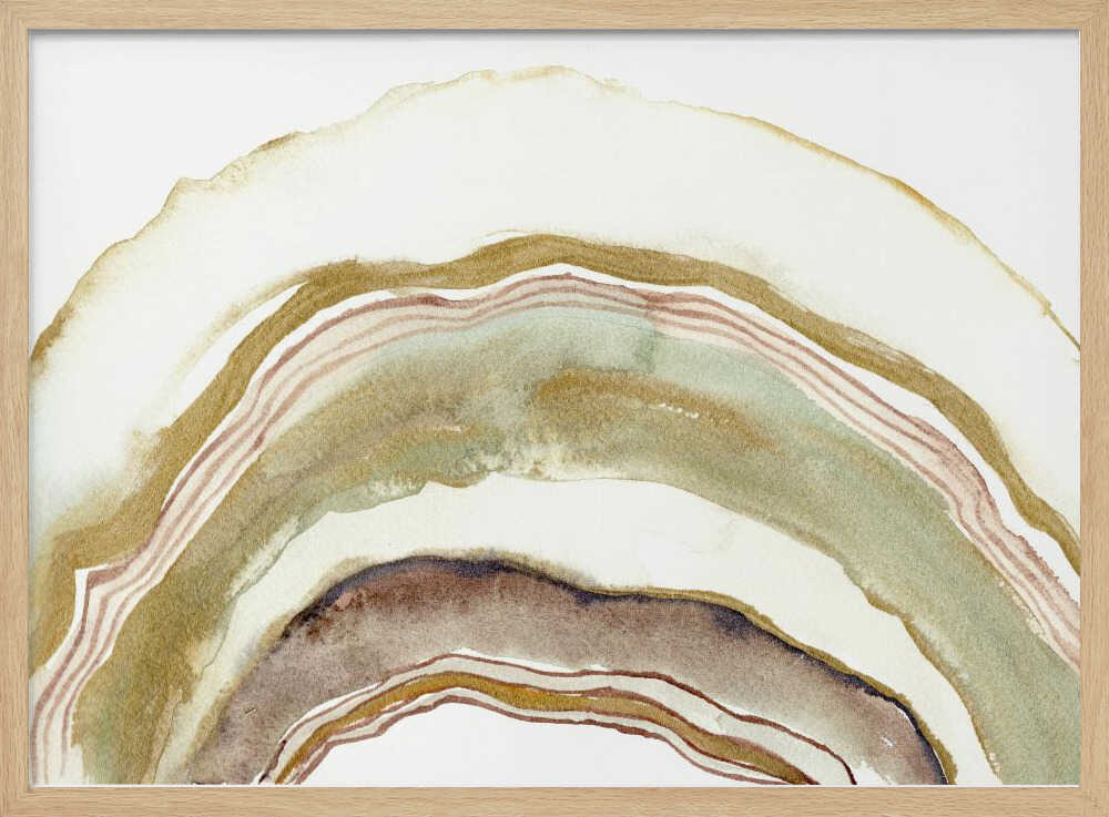 Earthy Geode Abstract - Stretched Canvas, Poster or Fine Art Print - I Heart Wall Art - Poster Print, Canvas Print or Framed Art Print