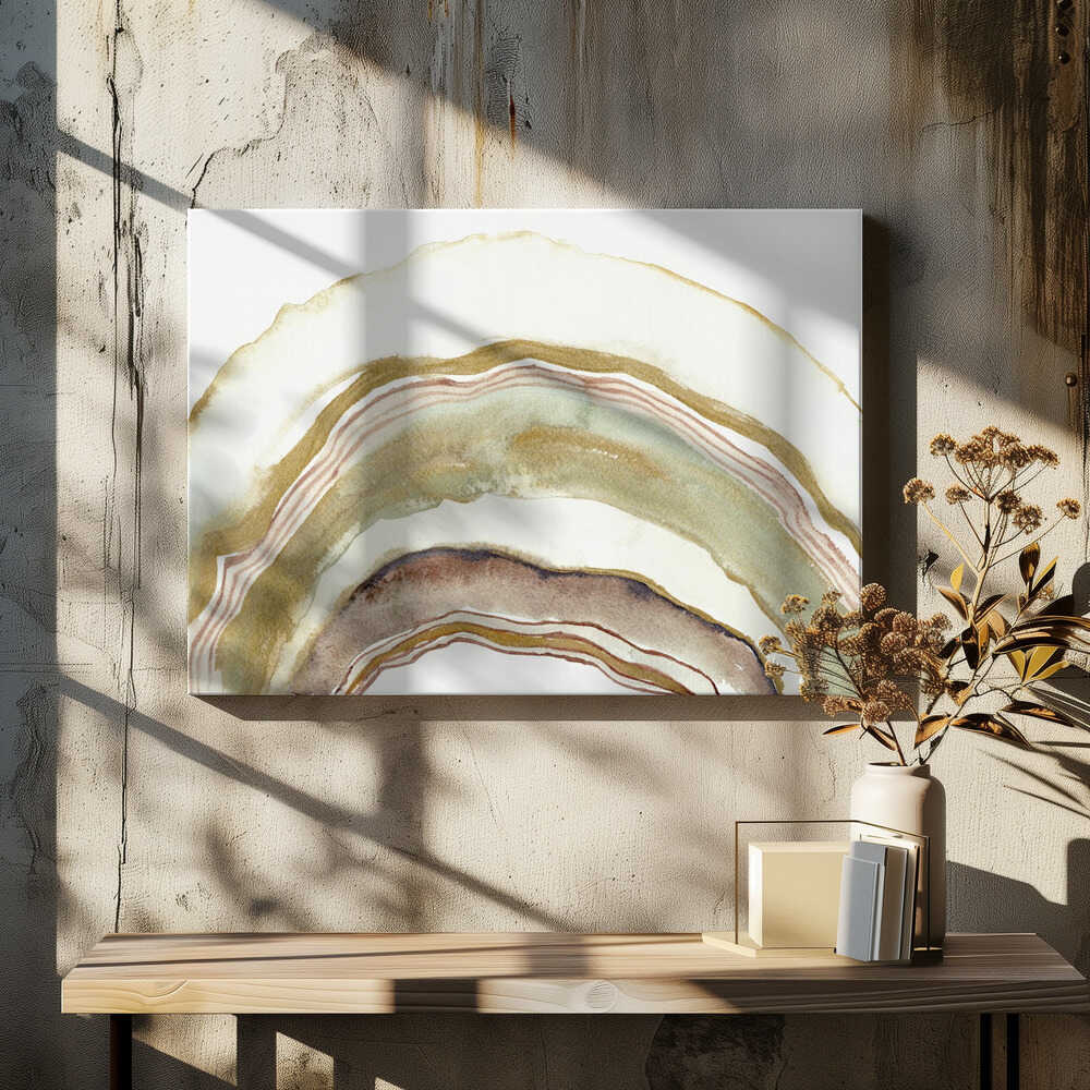 Earthy Geode Abstract - Stretched Canvas, Poster or Fine Art Print - I Heart Wall Art - Poster Print, Canvas Print or Framed Art Print