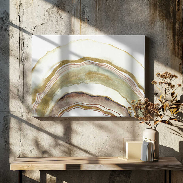 Earthy Geode Abstract - Stretched Canvas, Poster or Fine Art Print - I Heart Wall Art - Poster Print, Canvas Print or Framed Art Print