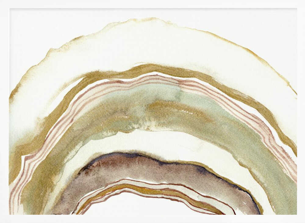 Earthy Geode Abstract - Stretched Canvas, Poster or Fine Art Print - I Heart Wall Art - Poster Print, Canvas Print or Framed Art Print