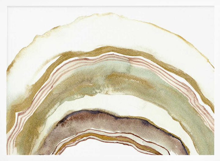 Earthy Geode Abstract - Stretched Canvas, Poster or Fine Art Print - I Heart Wall Art - Poster Print, Canvas Print or Framed Art Print