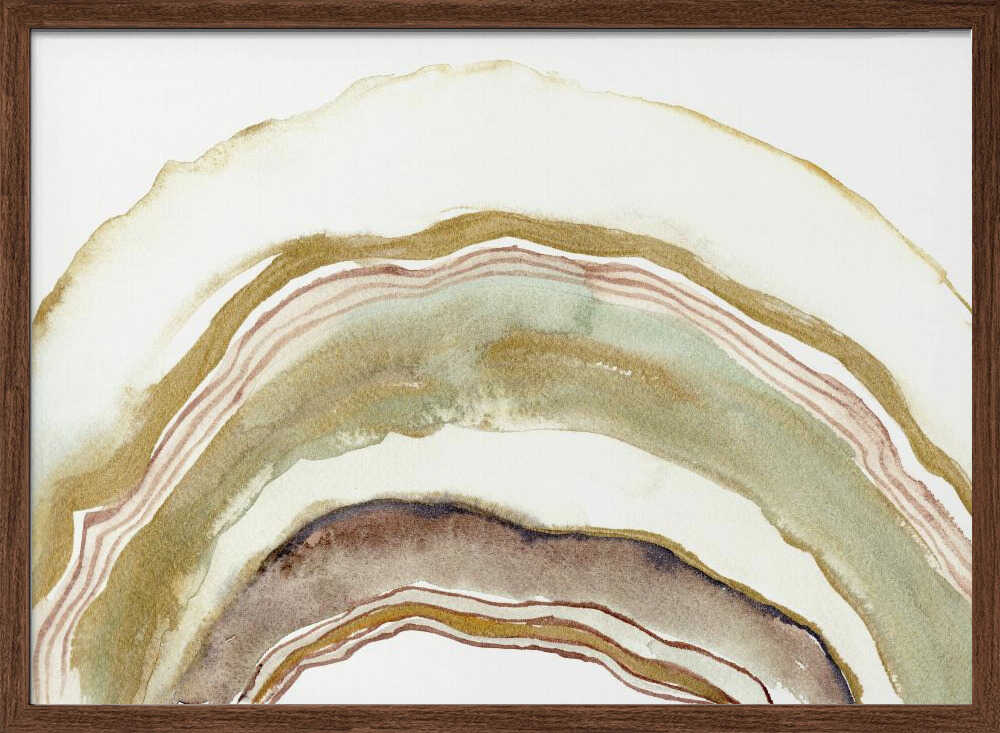 Earthy Geode Abstract - Stretched Canvas, Poster or Fine Art Print - I Heart Wall Art - Poster Print, Canvas Print or Framed Art Print
