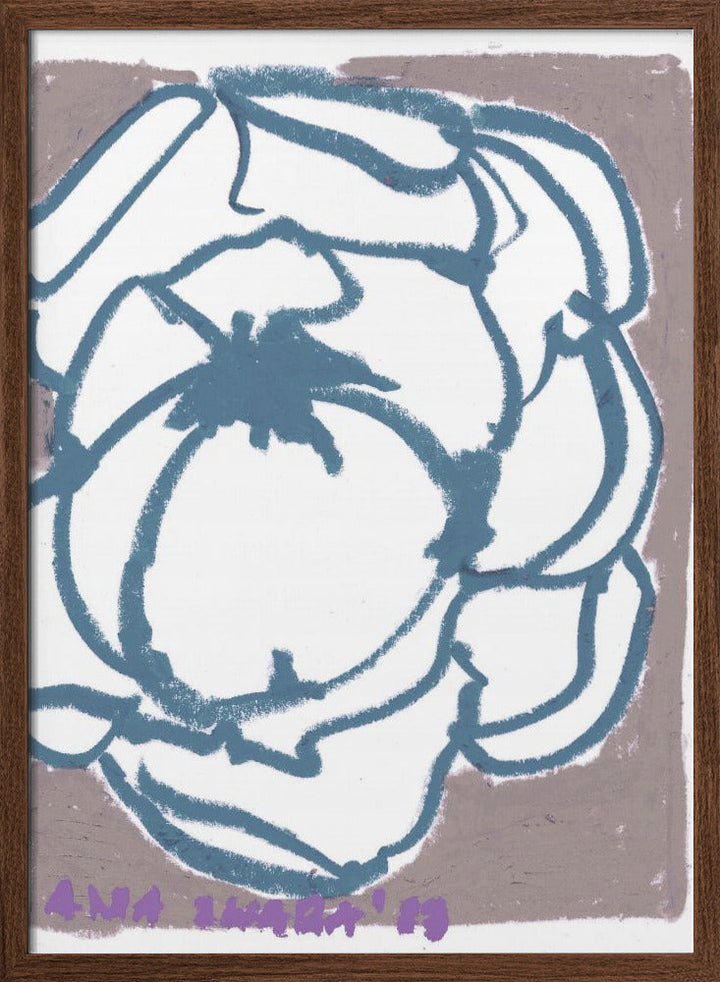 Earthy Peony - Stretched Canvas, Poster or Fine Art Print I Heart Wall Art
