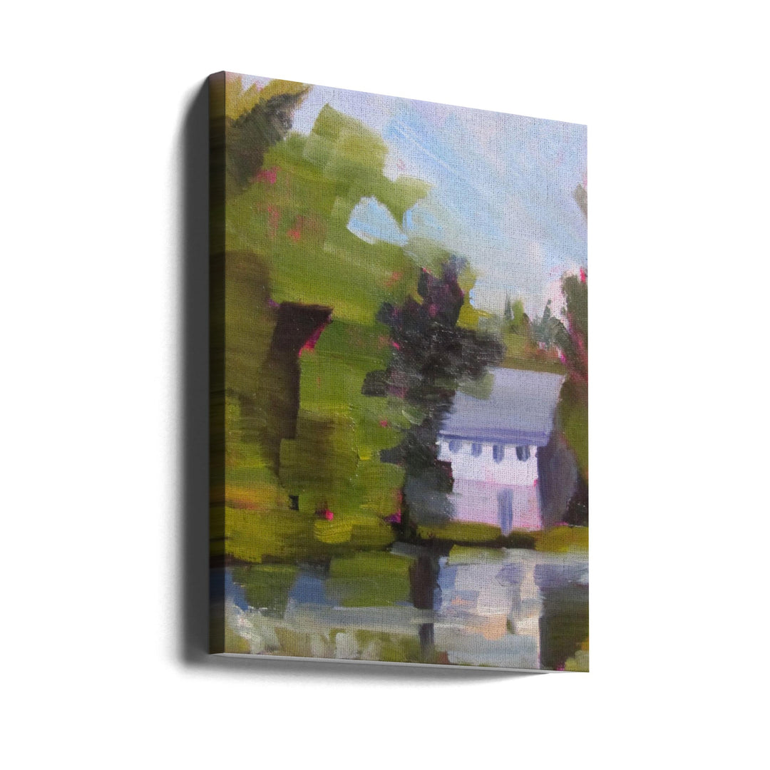 East Windsow Pond - Stretched Canvas, Poster or Fine Art Print I Heart Wall Art